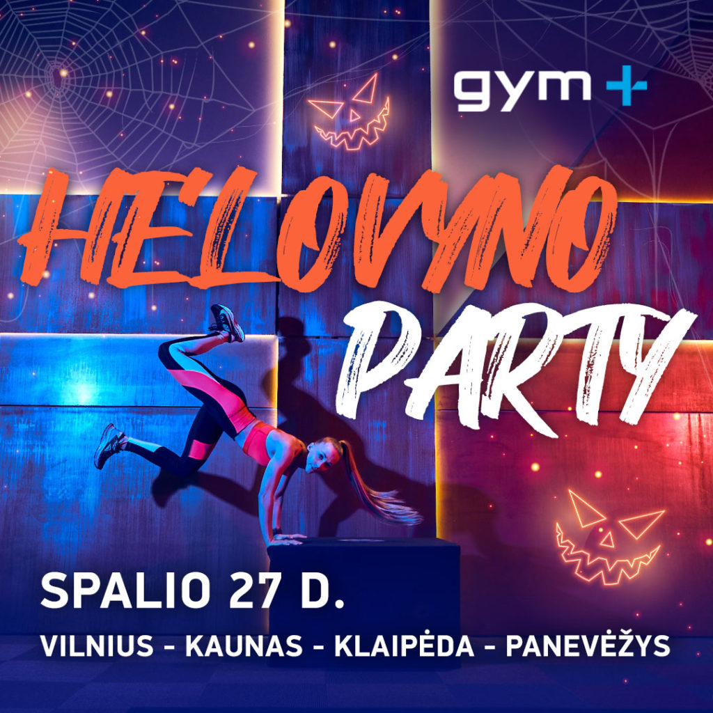 Šiurpinančiai geras Gym+ Helovyno vakarėlis!