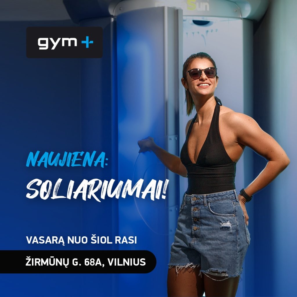 Nuo šiol Žirmūnų Gym+ visada vasara!